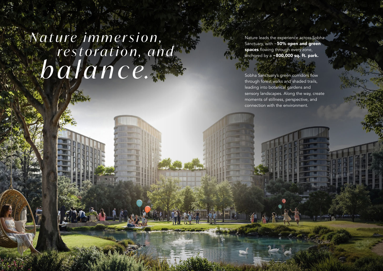 The Willows at Sobha Sanctuary brochure page image